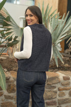 Gilet sans manches boutons