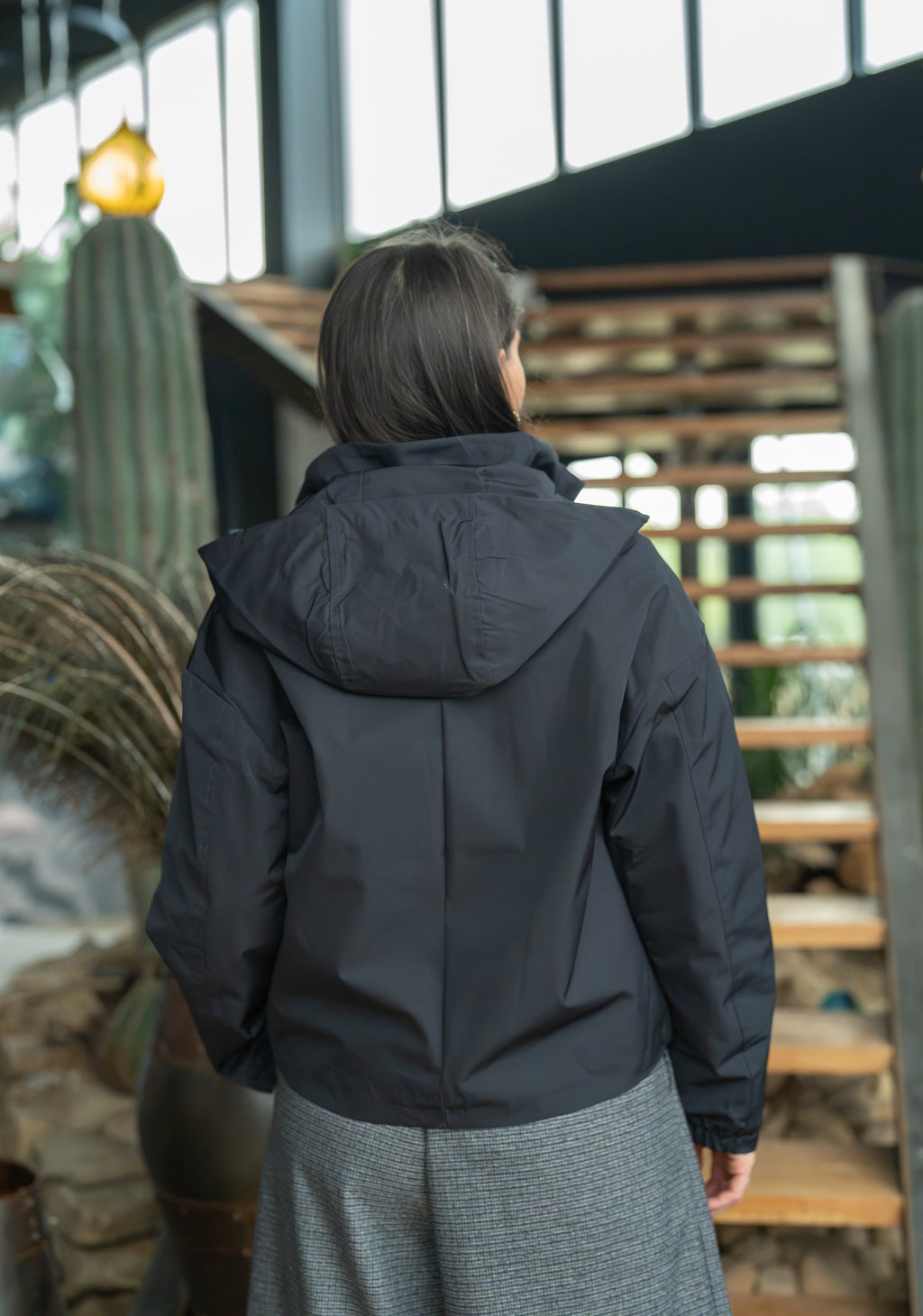 Imperméable uni court