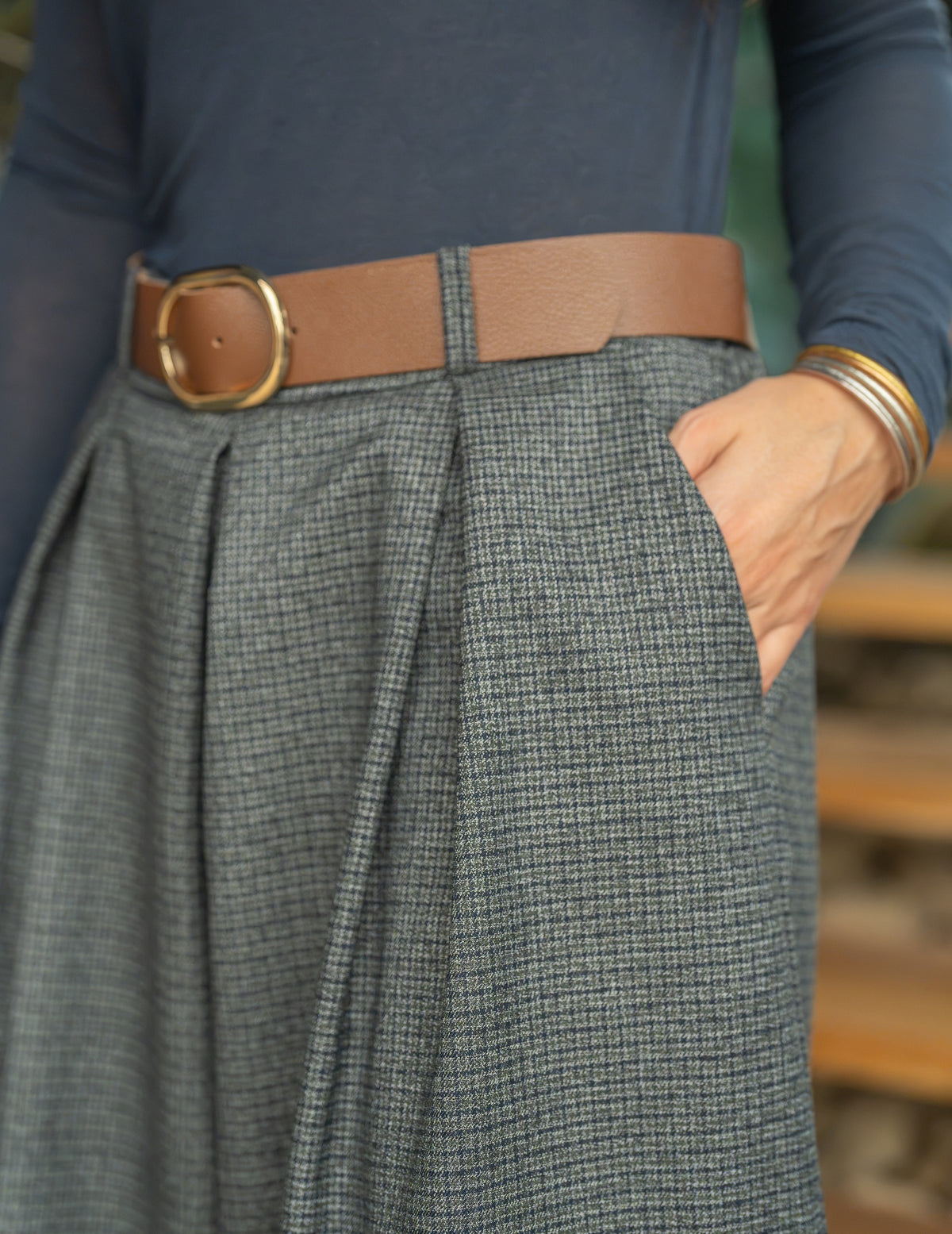 Jupe culotte carreaux