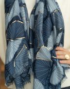 Foulard feuilles ginko