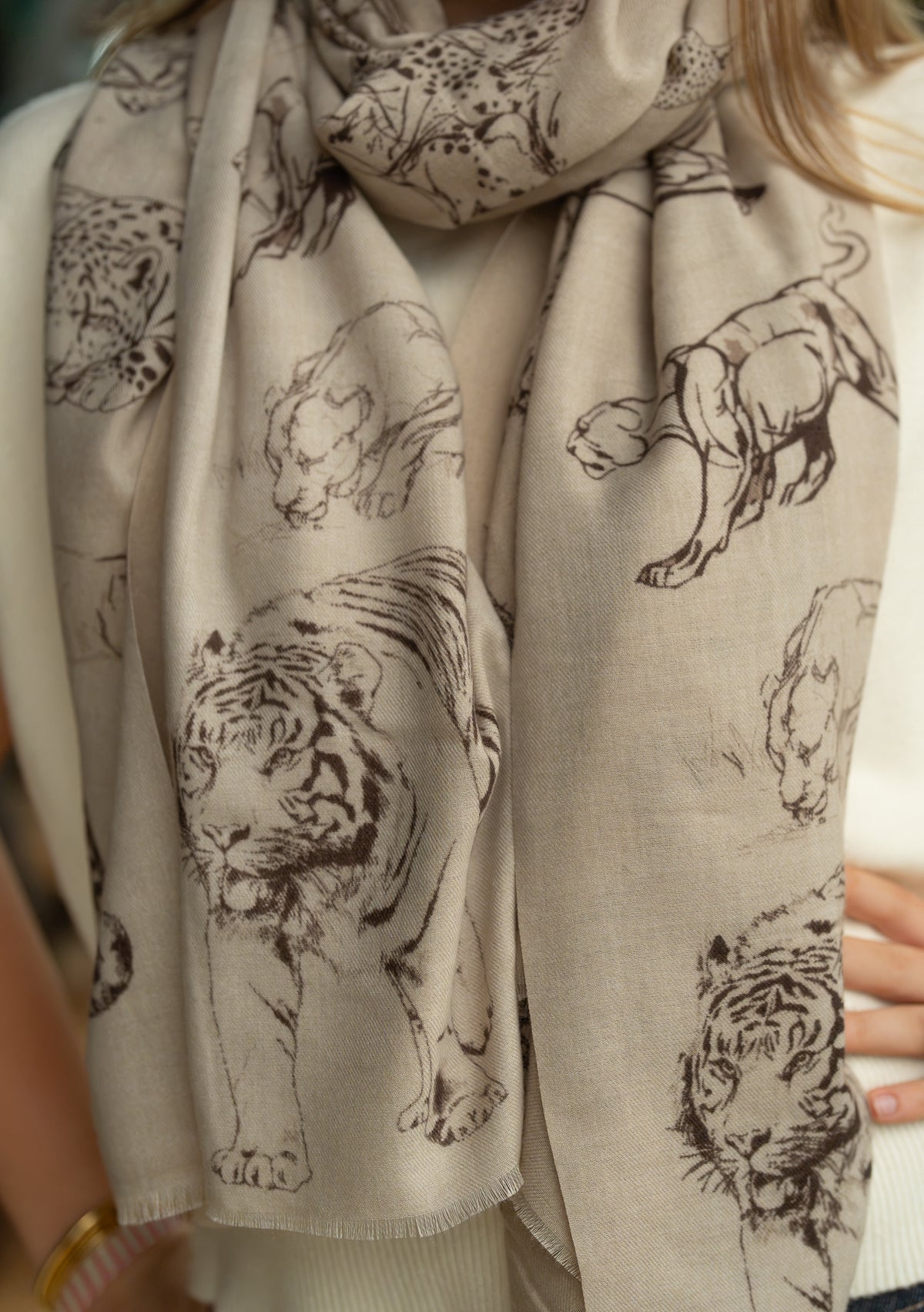 Foulard félins